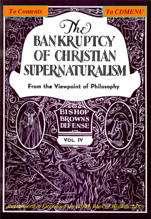 (image for) The Bankruptcy of Christian Supernaturalism, Vol. 4 of 10 Vols. - Click Image to Close